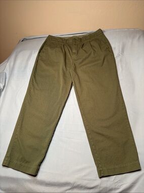 AYR Women’s Olive Green Straight Leg Pants Size 14